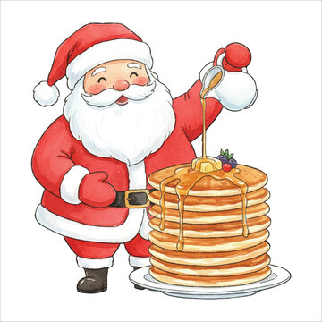 Santa Pancakes
